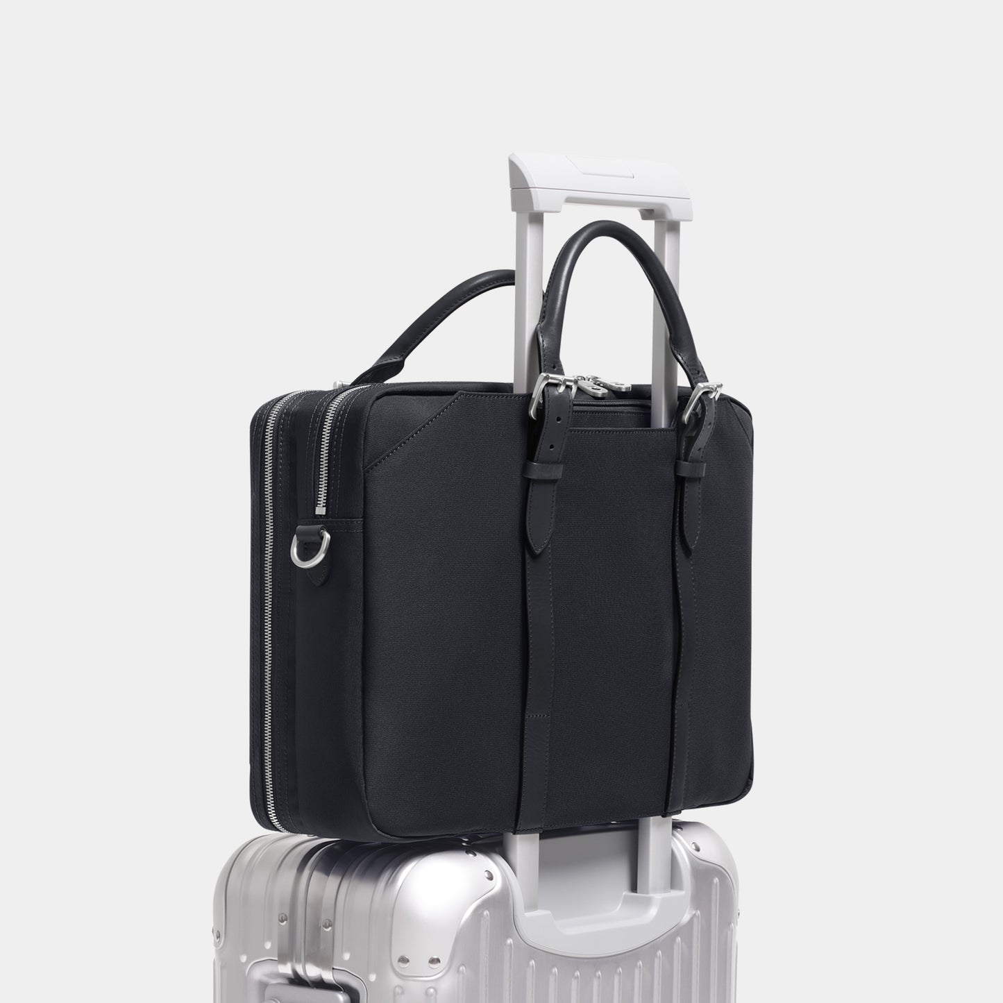 Cary Briefcase - Double - Black