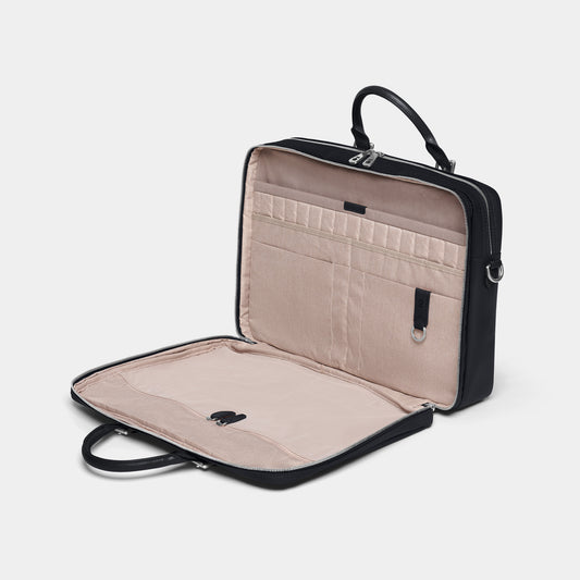 Cary Briefcase - Double - Black