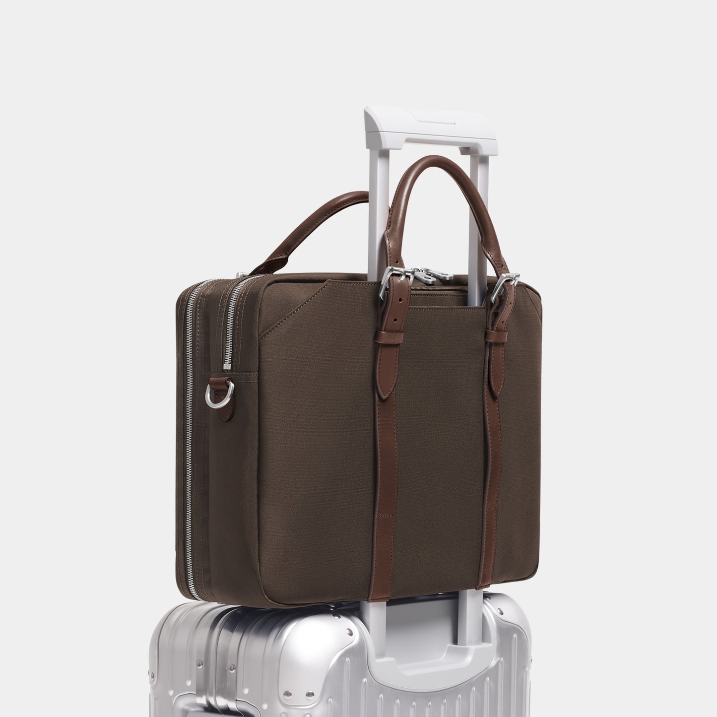Cary Briefcase - Double - Espresso