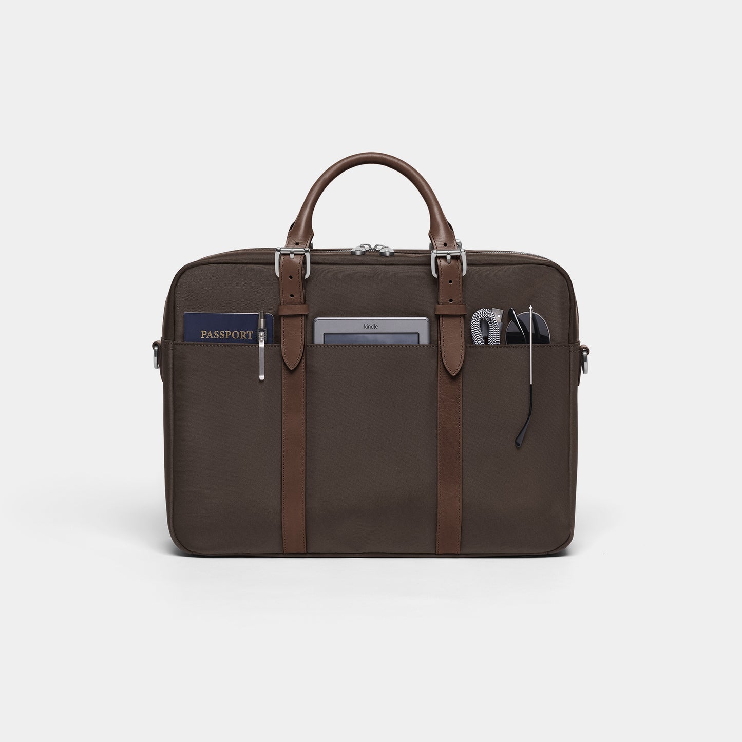 Cary Briefcase - Single - Espresso