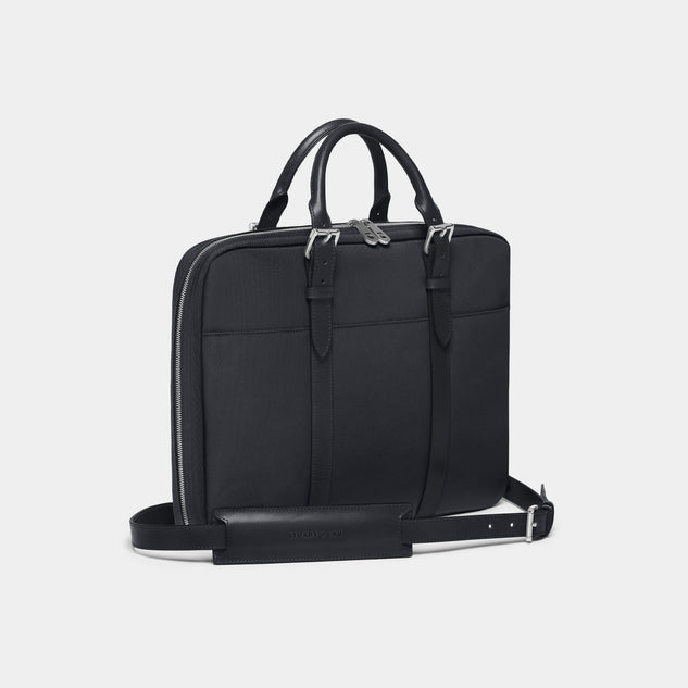 Cary Briefcase - Slim - Black