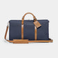 Monaco Weekender - Navy and Tan