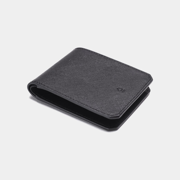 Slim Wallet - Saffiano Black
